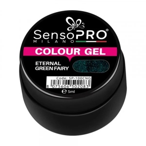 Gel UV Colorat Eternal Green Fairy 5ml, SensoPRO Milano - Img 3