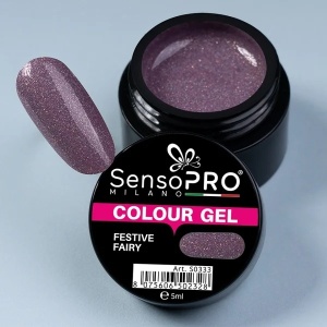 Gel UV Colorat Festive Fairy 5ml, SensoPRO Milano - Img 4