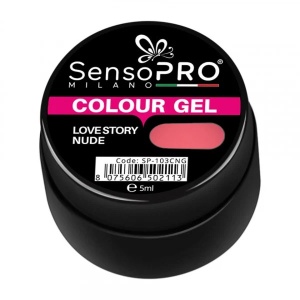 Gel UV Colorat Love Story Nude, SensoPRO Milano - Img 2