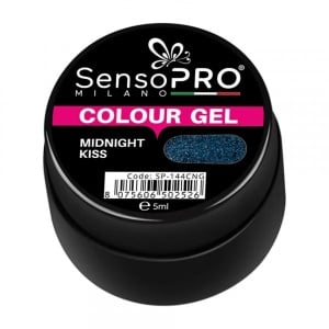 Gel UV Colorat Midnight Kiss 5ml, SensoPRO Milano - Img 2