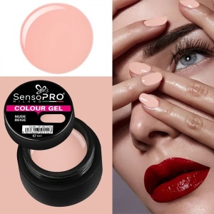 Gel UV Colorat Nude Beige 5ml, SensoPRO Milano - Img 2