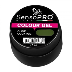 Gel UV Colorat Olive Cocktail 5ml, SensoPRO Milano - Img 3