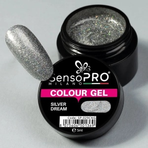 Gel UV Colorat Silver Dream 5ml, SensoPRO Milano - Img 2