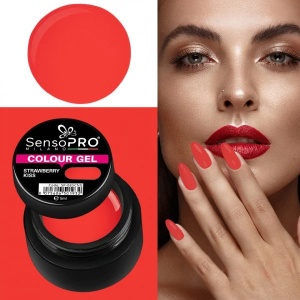 Gel UV Colorat Strawberry Kiss 5ml, SensoPRO Milano - Img 3