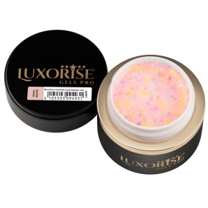 Gel UV Constructie Unghii Confetti Cake LUXORISE 15ml, Peach Muffin - Img 2