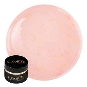 Gel UV Constructie Unghii Confetti Cake LUXORISE 15ml, Sandy Topping