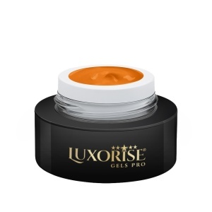 Gel UV Nail Art Babyboomer LUXORISE Cushion Ombre Velvet - Orange Whisper, 2ml - Img 2
