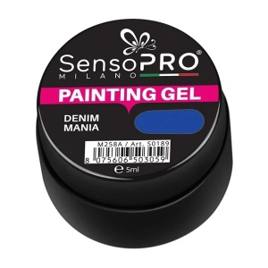 Gel UV Pictura Unghii Denim Mania 5ml, SensoPRO Milano - Img 2
