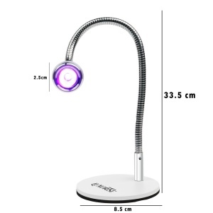 Lampa Unghii UV / LED GlowLink PRO - LUXORISE, Silver - Img 4
