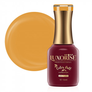 Oja Semipermanenta Colour Fall Collection Burnt Orange, LUXORISE, 15ml