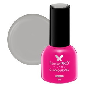 Oja Semipermanenta Glamour Gel SensoPRO Milano - #12 Stone Cold, 8ml