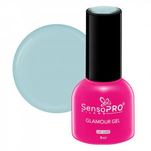 Oja Semipermanenta Glamour Gel SensoPRO Milano - #33 Turquoise Fortune, 8ml