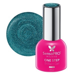 Oja Semipermanenta One Step Brilliant Gel SensoPRO Milano - #100 Mermaid Bliss, 8ml