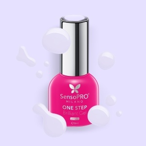 Oja Semipermanenta One Step Brilliant Gel SensoPRO Milano - #61 Fairy Wings, 8ml - Img 2