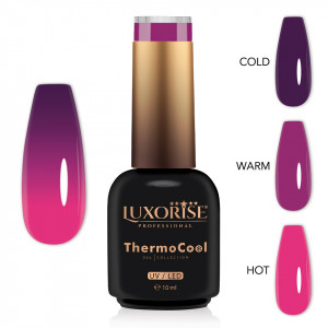 Oja Semipermanenta Termica 3 Culori LUXORISE ThermoCool, Candy Switch 10ml