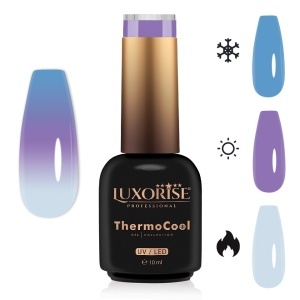 Oja Semipermanenta Termica 3 Culori LUXORISE ThermoCool, Future 10ml - Img 1