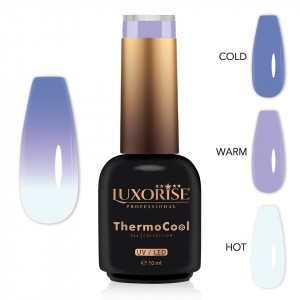 Oja Semipermanenta Termica 3 Culori LUXORISE ThermoCool, Future 10ml - Img 2