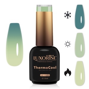 Oja Semipermanenta Termica 3 Culori LUXORISE ThermoCool, Summer Cocktail 10ml