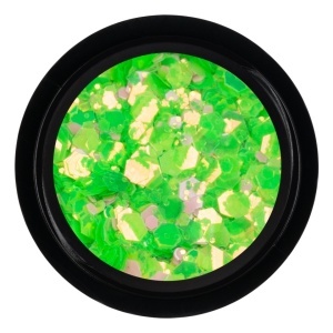 Paiete Unghii Neon Fluorescent LUXORISE, Green - Img 3