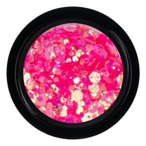 Paiete Unghii Neon Fluorescent LUXORISE, Light Pink - Img 2
