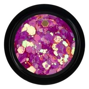 Paiete Unghii Neon Fluorescent LUXORISE, Purple - Img 3