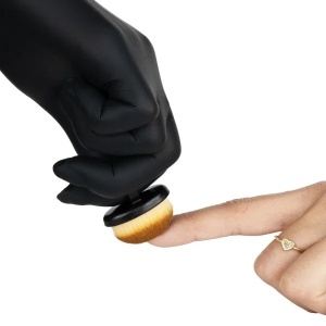 Perie Praf Unghii Ring Brush LUXORISE, Black - Img 2