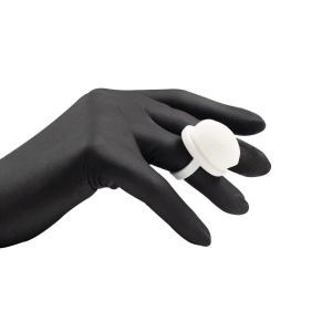 Perie Praf Unghii Ring Brush LUXORISE, White - Img 2