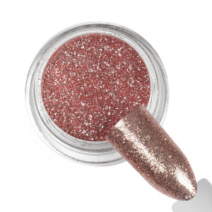 Pigment Unghii LUXORISE Platinum, Sparkle Bronze - Img 2