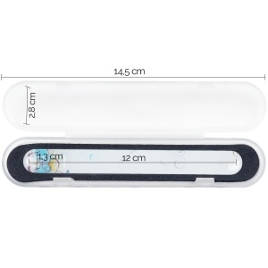 Pila de Sticla Nano Glass File in Etui, Delicate Flower, LUXORISE - Img 2