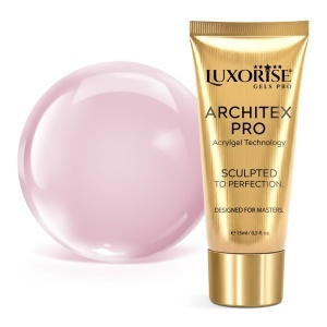 Polygel LUXORISE ARCHITEX PRO - Atelier Rosé Collection, Rose Canvas, 15ml