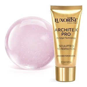 Polygel LUXORISE ARCHITEX PRO - Intense Elegance Collection, Rose Éclat, 15ml