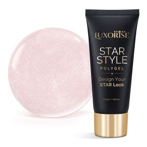 Polygel LUXORISE STAR STYLE - STAR SIGNATURE Collection, Exquisite Nude, 50ml