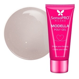Polygel MODELLA SensoPRO Milano - Cappuccino Glow, 15ml