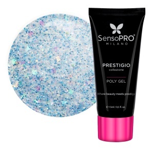Polygel PRESTIGIO SensoPRO Milano - Cosmic Emerald, 15ml