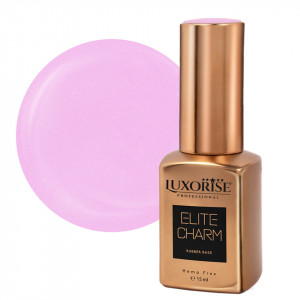 Rubber Base Hema Free ELITE CHARM LUXORISE - Pearly Bloom 15ml
