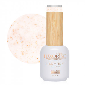 Rubber Base Hema Free Harmony LUXORISE - Gold Sparkle 10ml