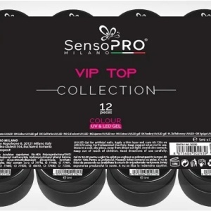 Set 12 Geluri UV Colorate VIP TOP Collection, SensoPRO Milano - Img 3