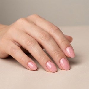 Shimmer Rubber Base SensoPRO Milano 10ml, Glazed Ginger #72 - Img 2