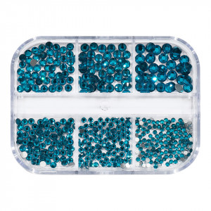 Strasuri Unghii LUXORISE Brilliant Topaz, 6 modele - Img 2