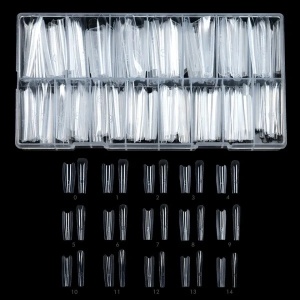 Tipsuri Reutilizabile REVOMAX Two-Piece System Balerina LUXORISE pentru Polygel si Gel - Img 5