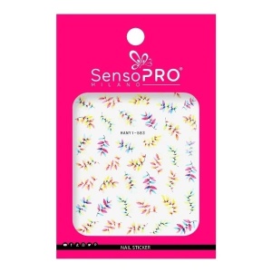 Abtibilduri Unghii SensoPRO Milano Leaf Crush, model HANYI-583