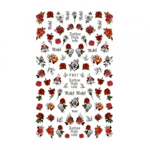 Abtibilduri Unghii SensoPRO Milano Rose Day, model F857