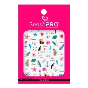 Abtibilduri Unghii SensoPRO Milano Summer Paradise, model HANYI-596