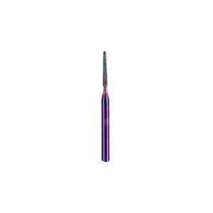 Capat Freza Unghii Diamant Cuticule LUXORISE Rainbow Cone, fina #251 - Img 4