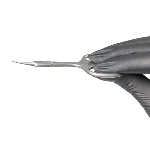 Forfecuta Cuticule Profesionala LUXORISE Precision PRO,Curved Blade - Img 2