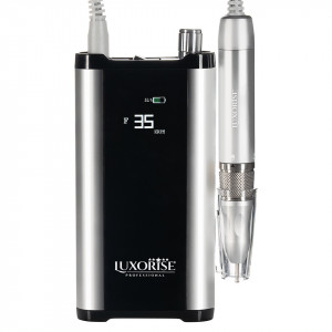 Freza unghii portabila brushless Titanium MASTER - LUXORISE , 35.000 RPM, Silver