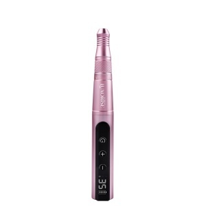 Freza Unghii Portabila cu Display Digital Titanium ProMAX - LUXORISE, Pink - Img 3