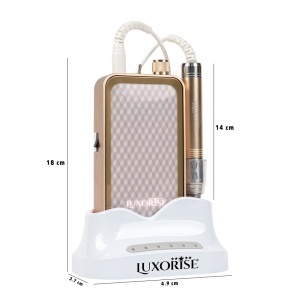 Freza Unghii Portabila QuantumX Elite 35.000RPM - LUXORISE, Gold - Img 5