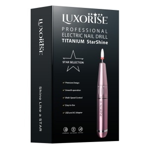 Freza Unghii Portabila Titanium StarShine - LUXORISE, Pink - Img 2