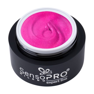 Gel Colorat UV SensoPRO Milano Expert Line - Garnet Glitz 5ml - Img 2